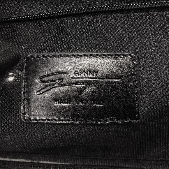 Genny by Gianni Versace Lizard Leather Crossbody - Picture 9 of 9